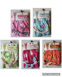Ladies Sleep Jogger With Pockets Size XS, S, M, L, XL 2XL or 3XL NEW
