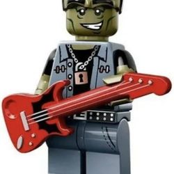 Lego Frankenstein With Guitar Minifigure 