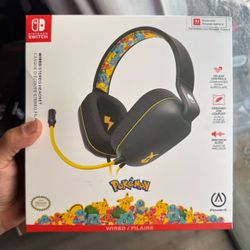 Pokemon headset earphones for Nintendo switch 2 officially licensed