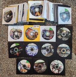 100+ xbox 360 video game discs for sale