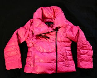 Andrew Marc youth girls Pink puffer coat Size 7/8