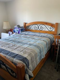 Queen bed and mattresses