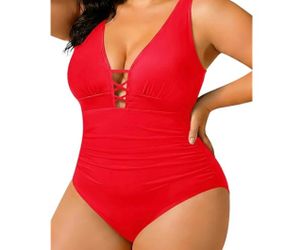 Yonique plus size swimming suit size 20W new