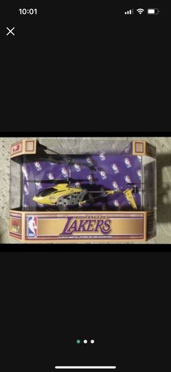 Xmas Is Almost Here…Los Angeles Lakers RC Helicopter RARE 