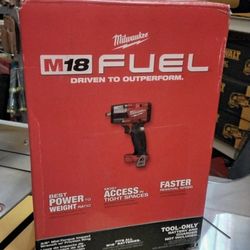 MILWAUKEE M18 FUEL  3/8" MID - TORQUE IMPACT WRENCH W/ FRICTION RING (TOOL ONLY)