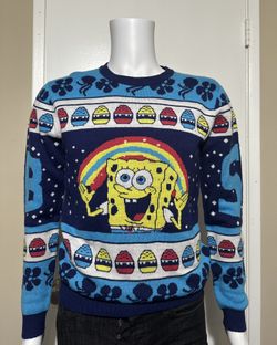 SpongeBob Men’s Ugly Sweater Size Medium