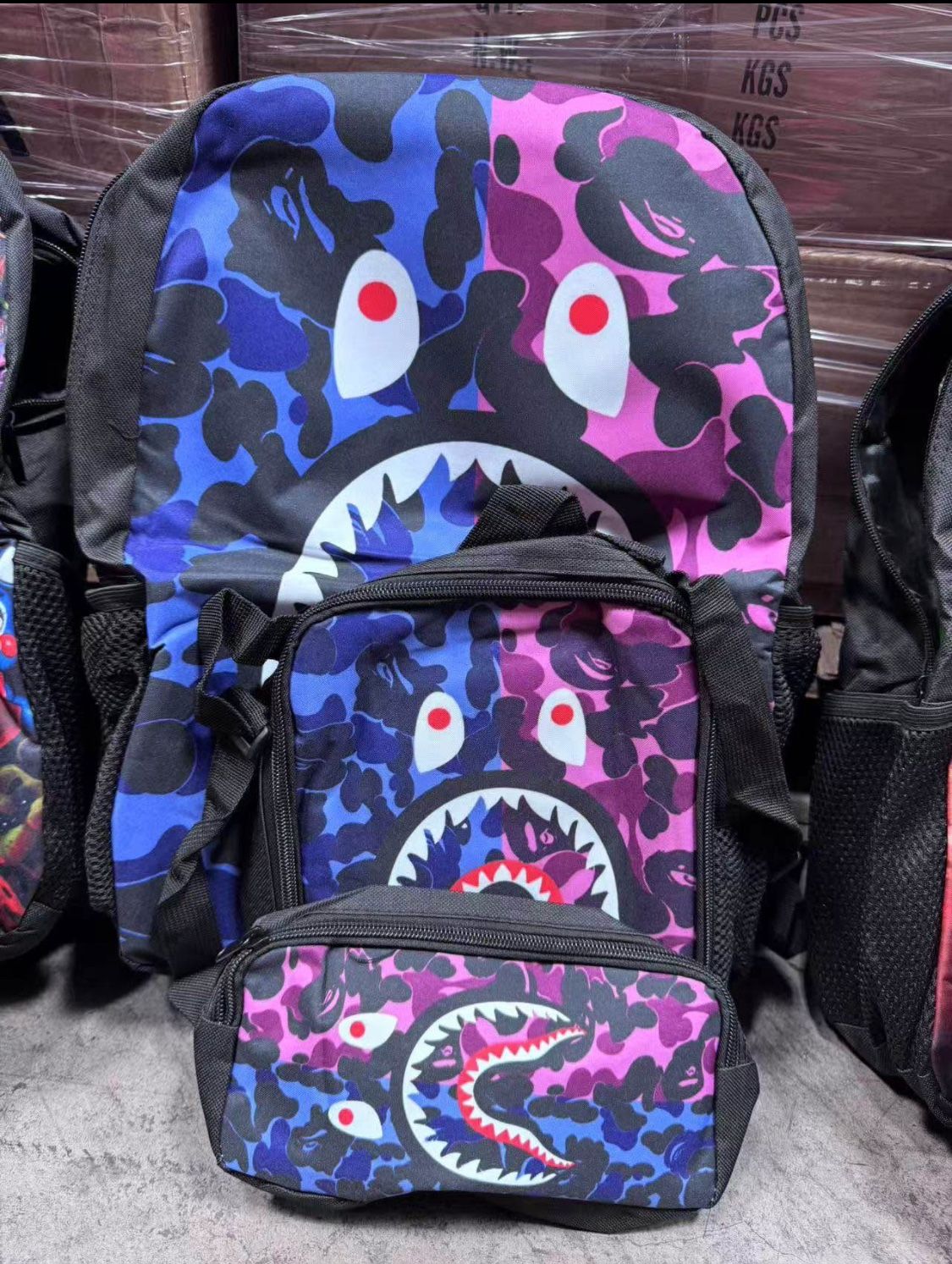3 Pc Backpack Set