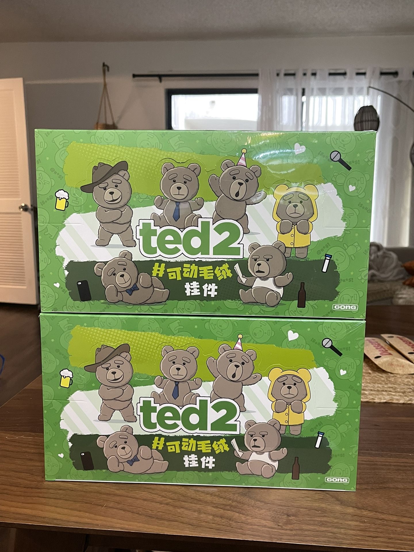 Ted2 Teddy Bear Action Plush Pendant