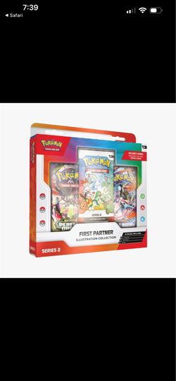 Sealed, First partner series 2 Pokemon
