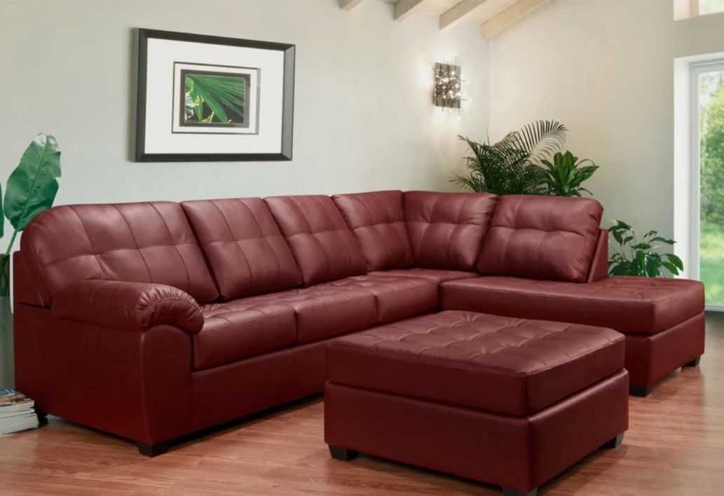 Brand New Leather Sectional Sofa