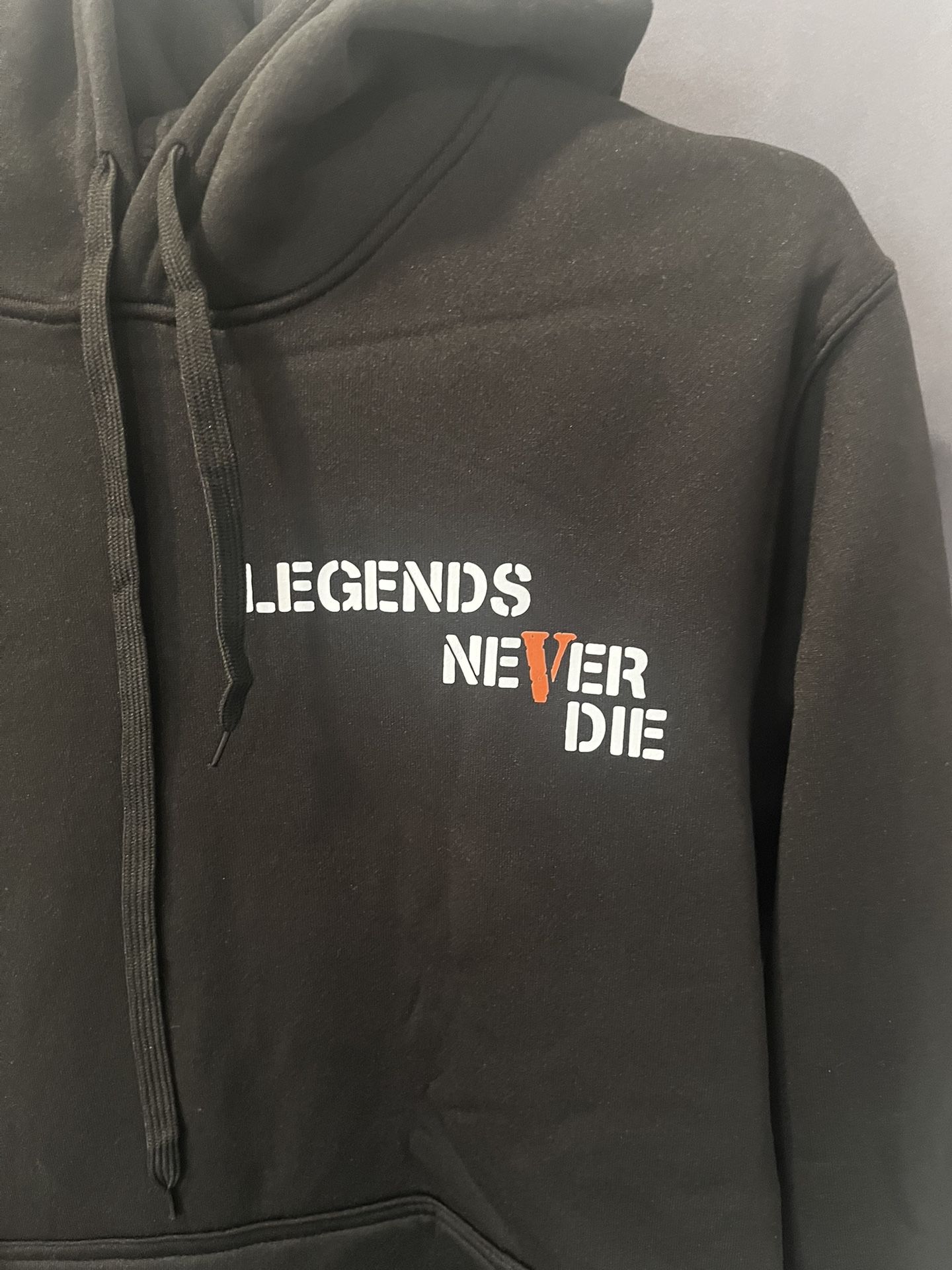 Black And Orange Vlone Hoodie