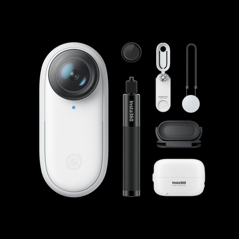 Insta360 GO 2 – Small Action Camera, Weighs 1 oz, Waterproof,  Stabilization, POV Capture, 1/2.3 Sensor, with Charge Case and Wearable  Camera