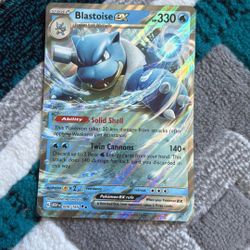 Blastoise ex Big Pokémon Card