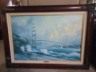 Thomas Kincade, The Golden Gate Bridge  signed and numbered  163/3590