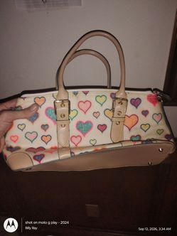 Dooney and Bourke colored pencil hearts