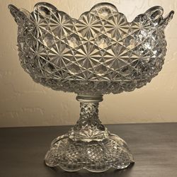 Antique (1890) Daisy & Button Historic Compote