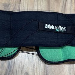 MUELLER GREEN ADJUSTABLE BACK & ABDOMINAL SUPPORT~ONE SIZE 32.0-51.0 IN~129.5 cm