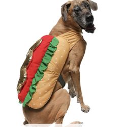Dog Halloween Hot Dog Costume XL