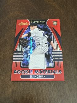 Eli Morgan Absolute Baseball Rookie Game Used Card
