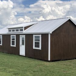 16x40 Dormer Cabin Shell-Tiny House Cabin Shell