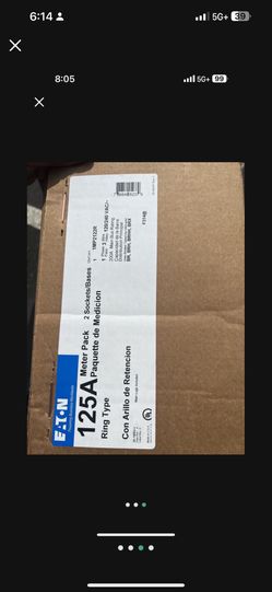 125amp Dual Meter Panel