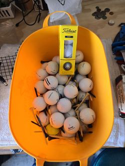 Golf balls. .