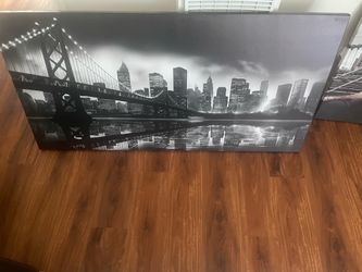 2 Bridge pictures 59x29 & 45x29 each one is $40