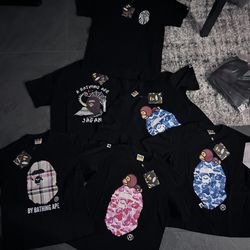 Bape tees $60 each