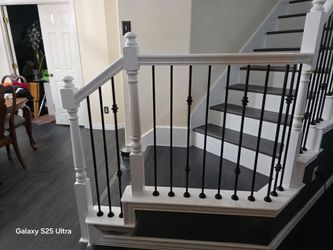 Iron balusters (staircase)