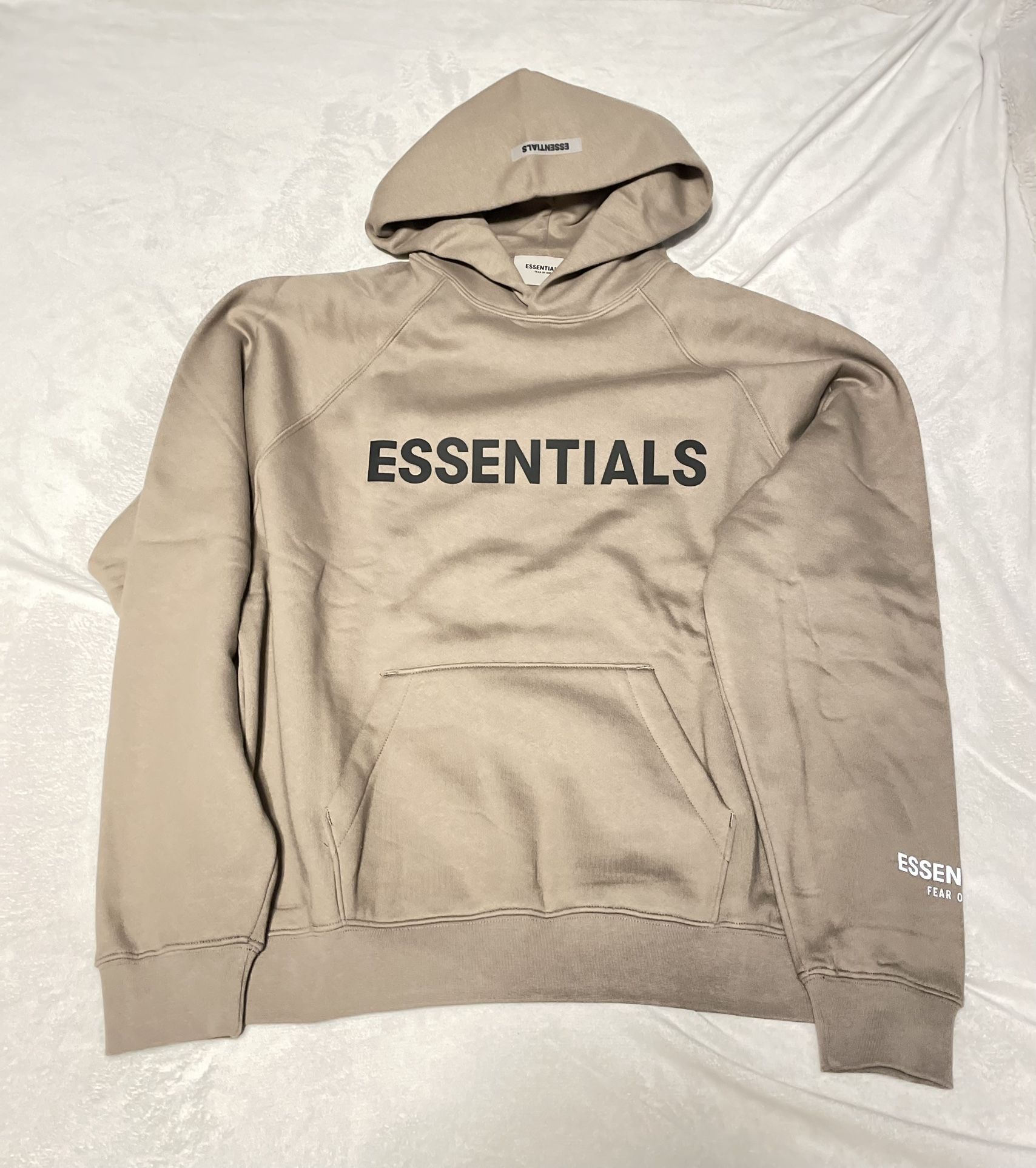 Fear of God Essentials Hoodie Taupe (best offer)