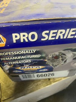 Alternator New Part# 66026