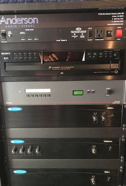 Crown amplifier rack +++++...