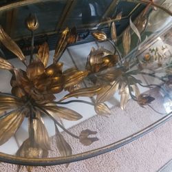 Hand Guilded Table Made In Italy 