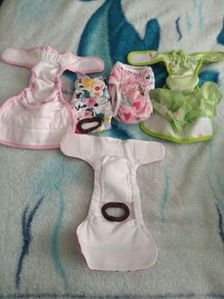Reusable doggie diapers  size small and X small