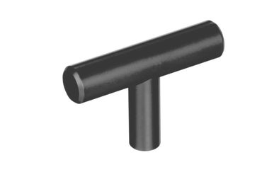 34 Matte Black T-Bar Cabinet / Drawer Pulls – Used, Good Condition (Screws Included)