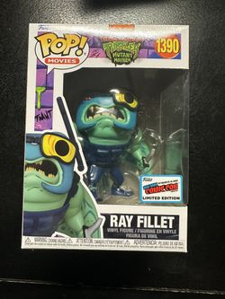 Ray Fillet Funko Pop TMNT Ninja Turtles NYCC 2023 Con Sticker 1390