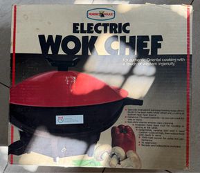 Nordic Ware Electric Wok Chef Vintage Wok Cooker New In Box