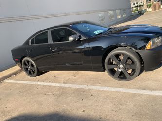 2013 Dodge Charger Pursuit On 22in Redburn Wheels.