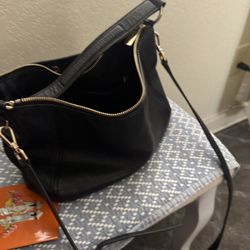 Michael Kors Black Leather Purse