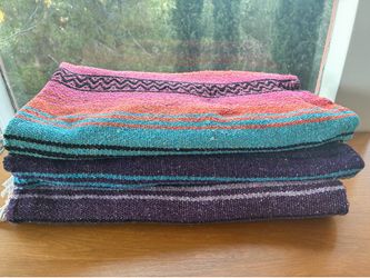 Set of Multicolor Blankets