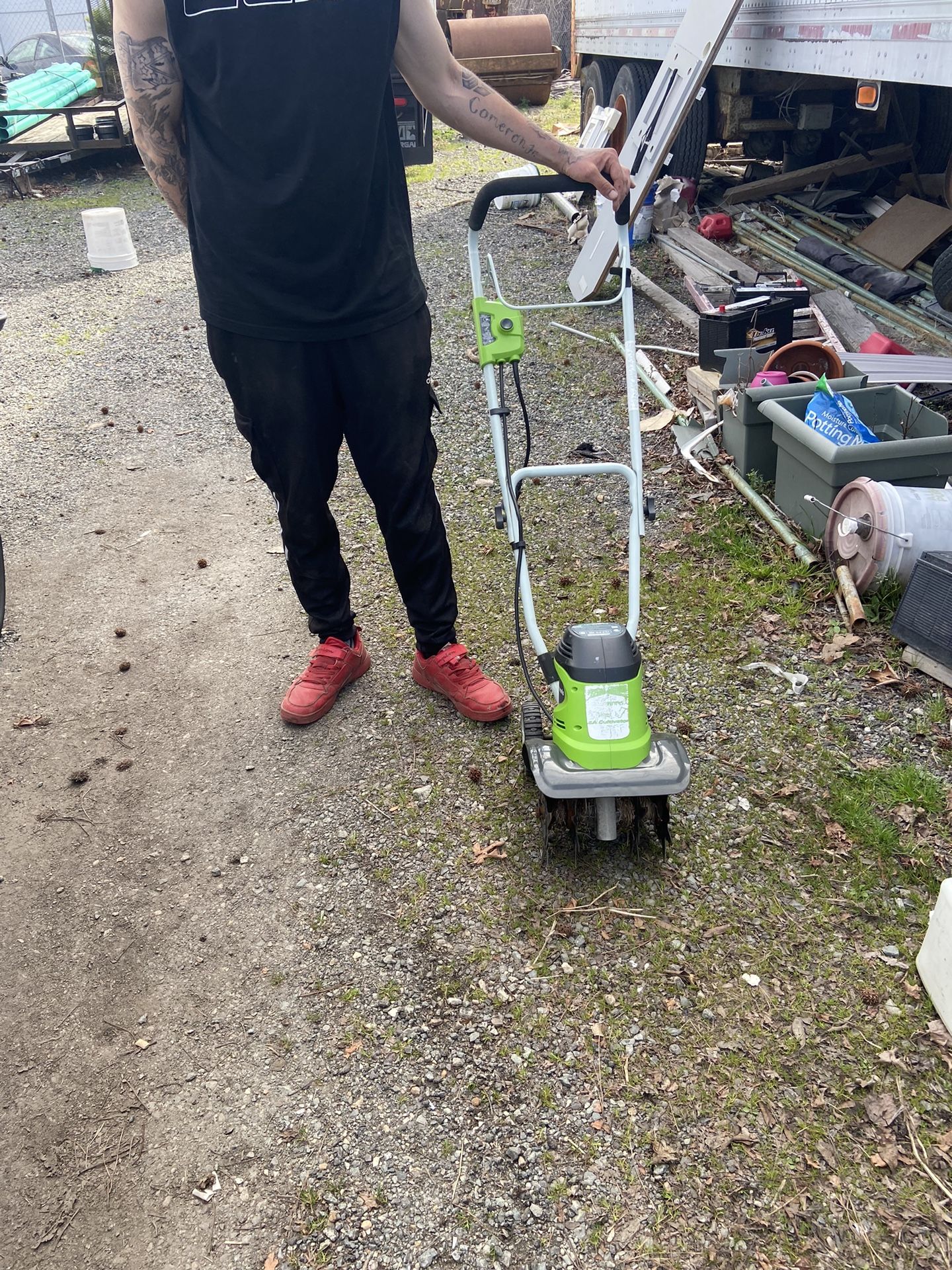 Tiller Electric Greenwork DOES NOT WORK NOW