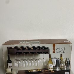 Wall Mounted Wine Rack