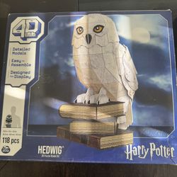 4-D Harry Potter Hedwig