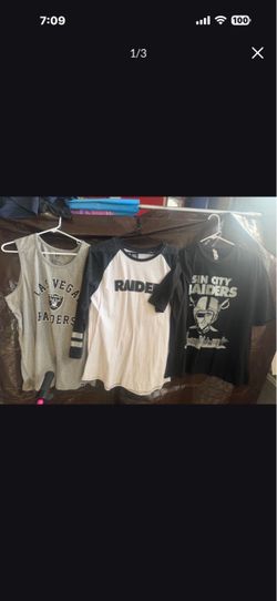 Raiders shirts size XL adul all for 30 dollars