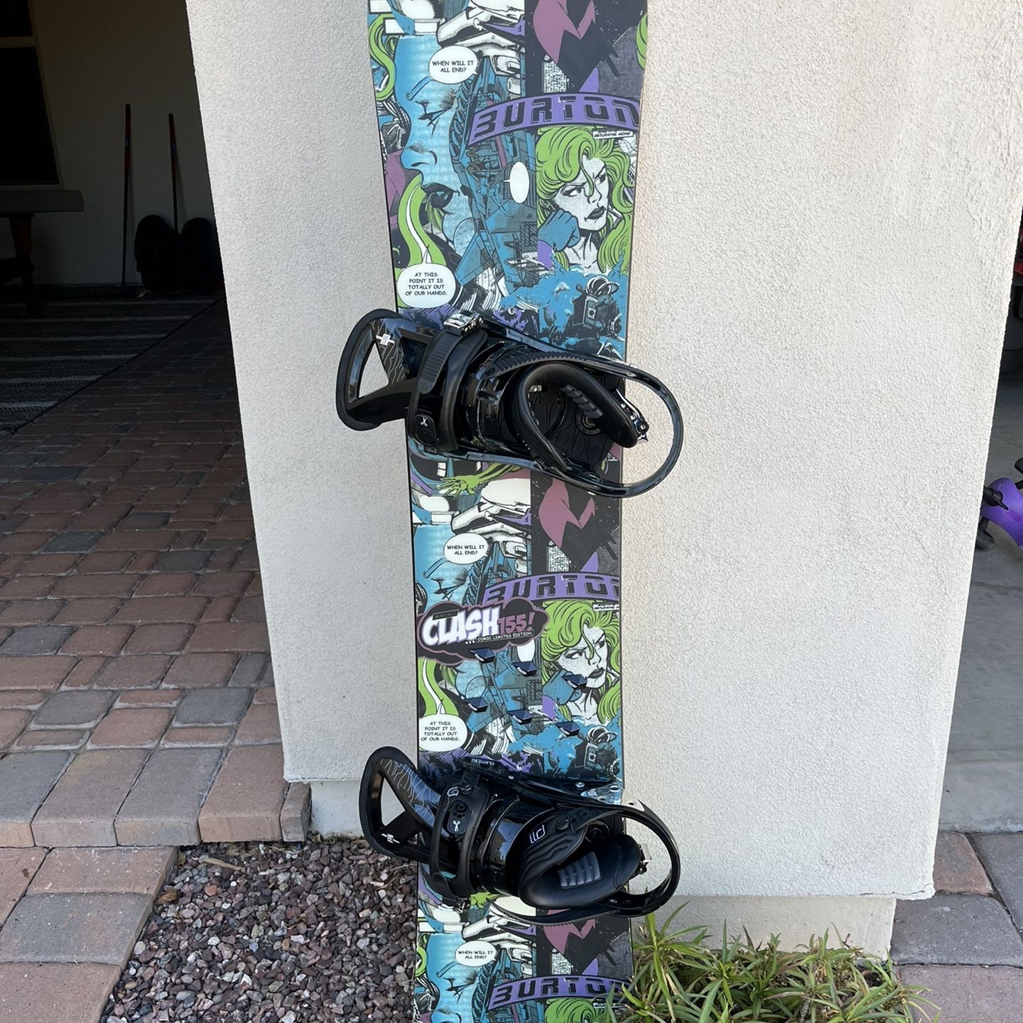 BURTON　CLASH155セットアフロ Burton Comic Clash 155 Snowbaord for Sale in Buckeye, AZ - OfferUp