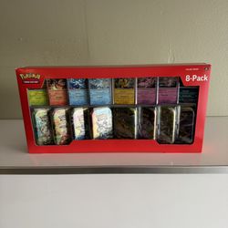 Pokemon Prismatic Evolutions Mini-Tins Costco 8 Tins