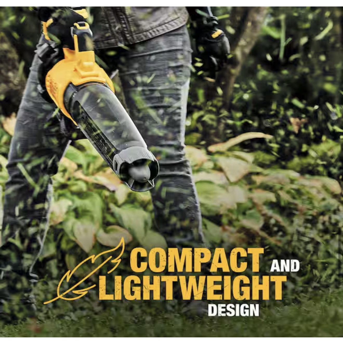 DEWALT 20V MAX 125 MPH 450 CFM Brushless Cordless Handheld Leaf Blower with Concentrator Nozzle (Tool Only)