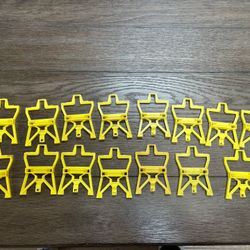 VINTAGE GI JOE ADVENTURE TEAM HEADQUATERS YELLOW SHELF LOT OF 15