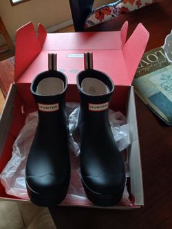 HUNTER CHELSEA ORIGINAL BOOT 7M