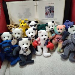 Celebrity Bears w/Book